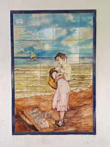 Ceramic mural. Los Boliches Art & History Walking Tour