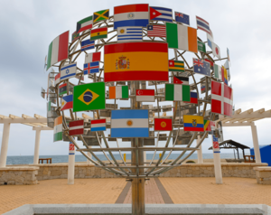 Fuente de Las Naciones. From the Los Boliches Sculpture & History walking tour